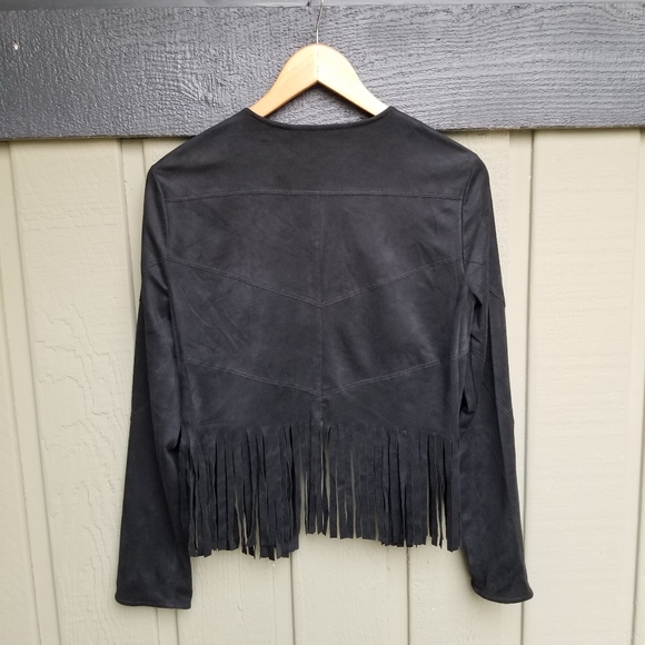 Cropped Fringe Jacket - Picture 6 of 8